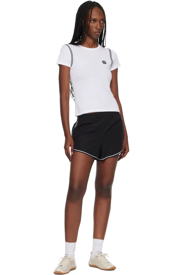 Black Kenzo Paris 'Boke Flower 2.0' Shorts, photo 4 of 4 from SSENSE