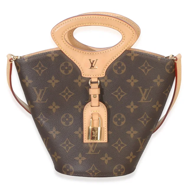 Louis Vuitton Monogram Canvas Rivage Bb Brown Coated Handbag in Brown Coated canvas from HEWI