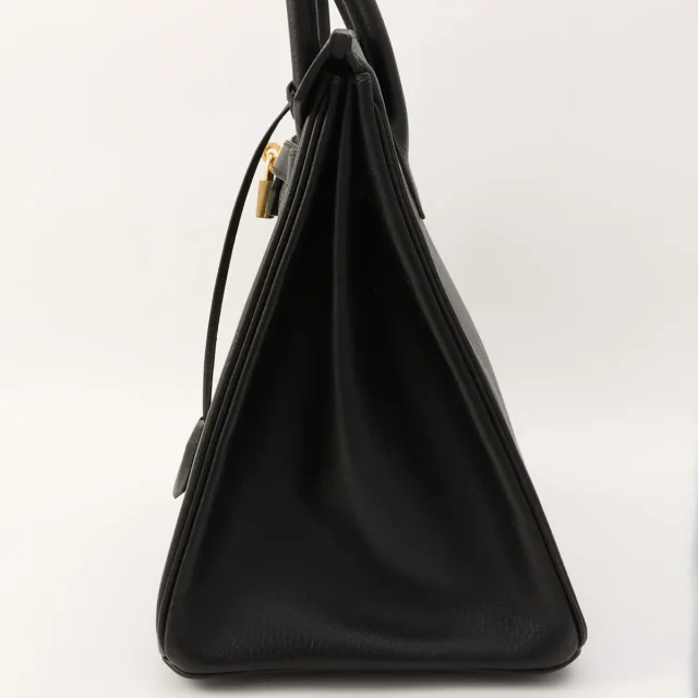 Hermès 1996 Birkin 35 Black in Black from VINTAGE QOO TOKYO, photo 4 of 13