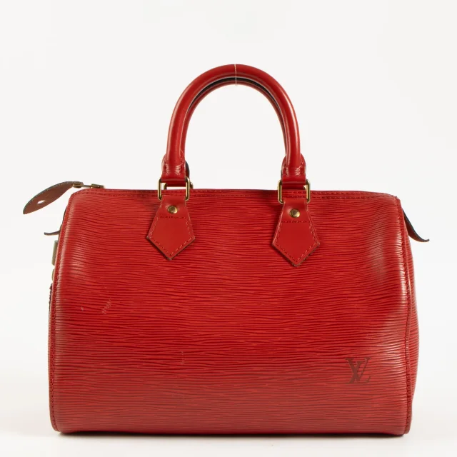 Louis Vuitton Epi Speedy 25 Bag in Red Leather from Labellov, photo 3 of 4