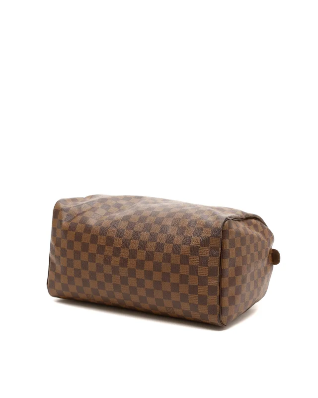 Louis Vuitton Damier Ebene Speedy 35 Bag in Brown Canvas from A Retro Tale, photo 5 of 10