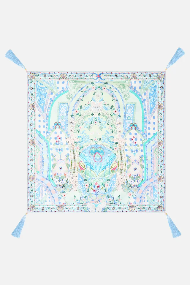 Camilla eBoutique LARGE SQUARE CUSHION MIDSUMMER MOSAICS from CAMILLA, photo 1 of 1
