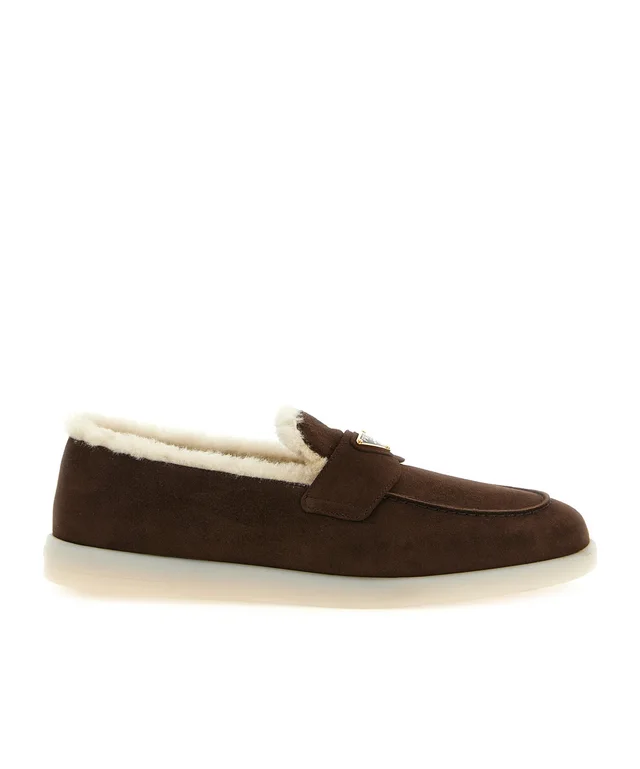 Suede loafers