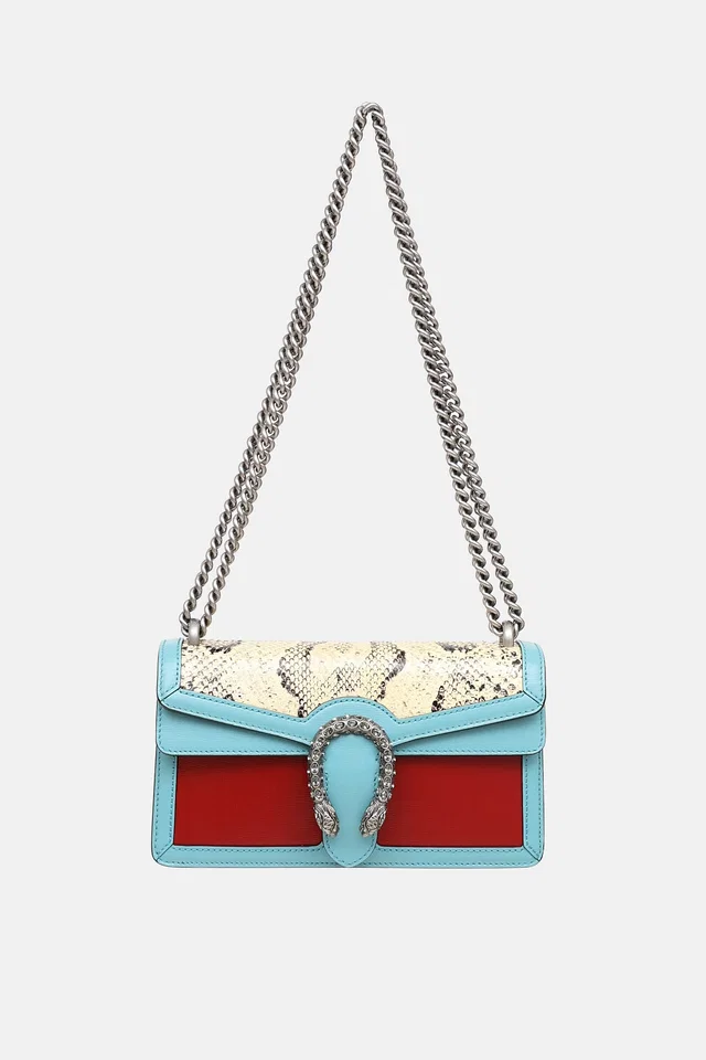Gucci Dionysus Flap Bag in Python from VSP Consignment