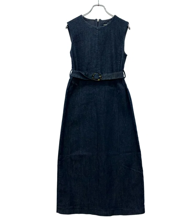 Max Mara S Denim Sleeveless Dress 38 in Denim from The Reluxe