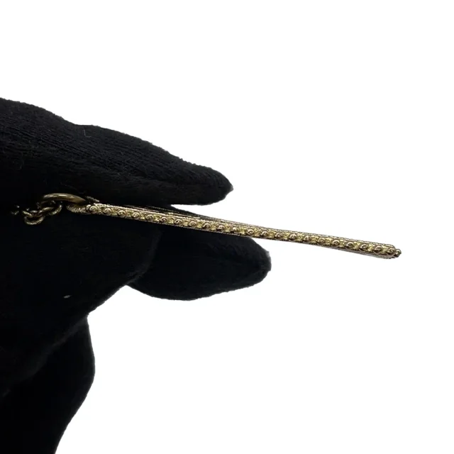 Chanel CC Logo Rhinestone Faux Pearl Necklace Champagne GoldABC199 B14735 Gold Plated Rhinestone Faux… in Gold from GALLERY RARE, photo 6 of 10