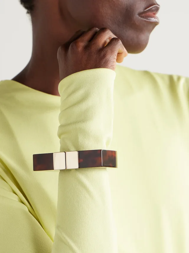 TOM FORD Gold-tone and tortoiseshell Plexiglas® cuff, photo 2 of 2 from NET-A-PORTER (Canada)