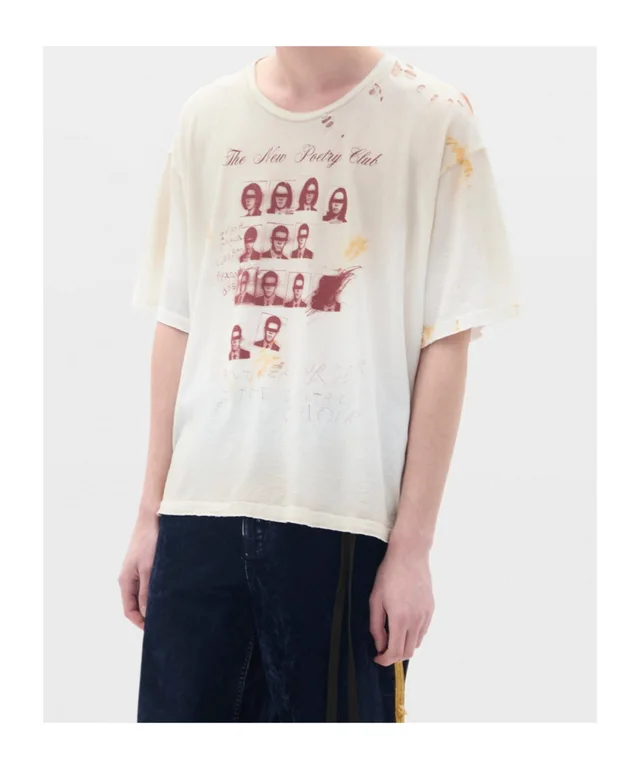 Ann Demeulemeester Lu The New Poetry Club T-shirt, photo 2 of 6 from SENSER