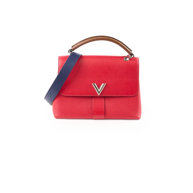 Louis Vuitton Very One Top Handle Red in Red Leather from The Purse Affair