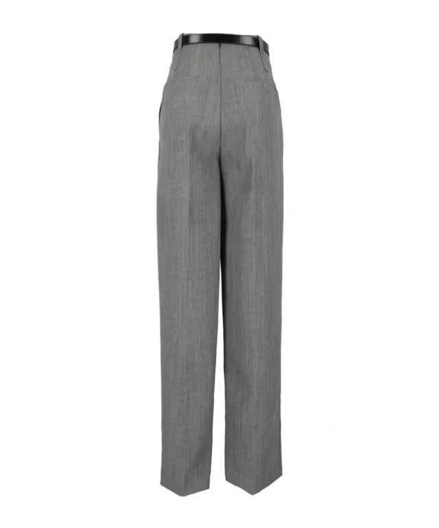 Elisabetta Franchi Belted Pleated Tailored Trousers, photo 2 of 4 from SENSER