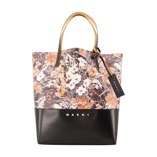 Marni Tribeca Tote Bag — Multicolor Synthetic in Multicolor Leather from HEWI