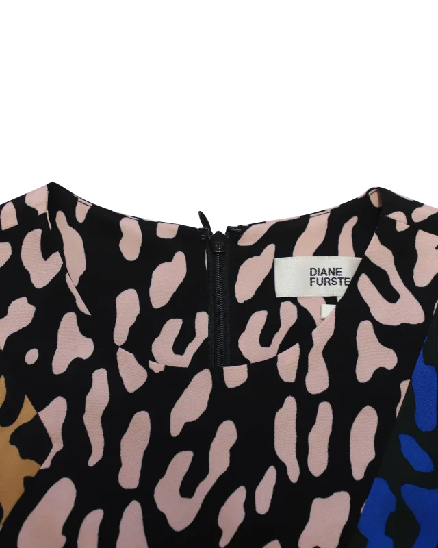 Diane von Furstenberg Belmont Shift Dress in Multicolor Silk, photo 4 of 6 from ShopSimon