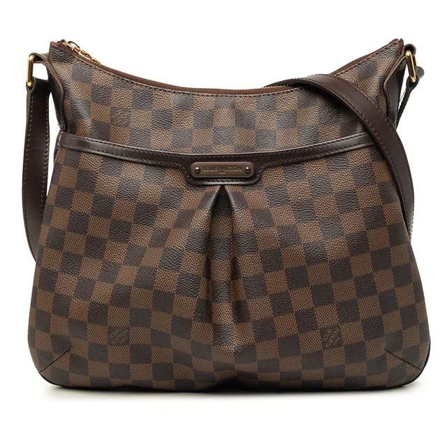 Brown Louis Vuitton Damier Ebene Bloomsbury PM Crossbody Bag in Brown Canvas from Designer Revival