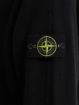 Stone Island Crew neck sweatshirt with long sleeves in 50% Wool, 50% Polyamide, photo 4 of 4 from LUISAVIAROMA