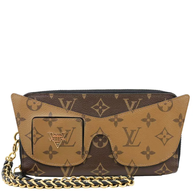 Louis Vuitton Shades Reverse Monogram Canvas Zippy Wallet Brown in Brown Coated canvas from Dallas Designer Handbags