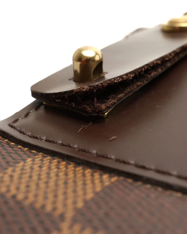 Louis Vuitton Damier Ebene Greenwich GM Weekend Bag in Brown Canvas from A Retro Tale, photo 5 of 9