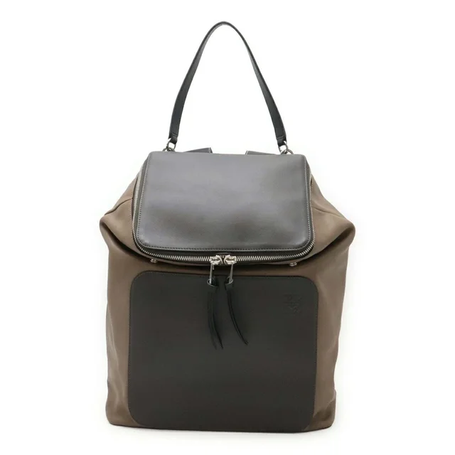 Loewe Goya Backpack, Calfskin Leather, Mocha Brown, Gray, Black, 316.12bs53 in black Calfskin from Poshmark