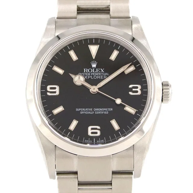 Rolex Explorer I SS Automatic Number Watch from The Reluxe