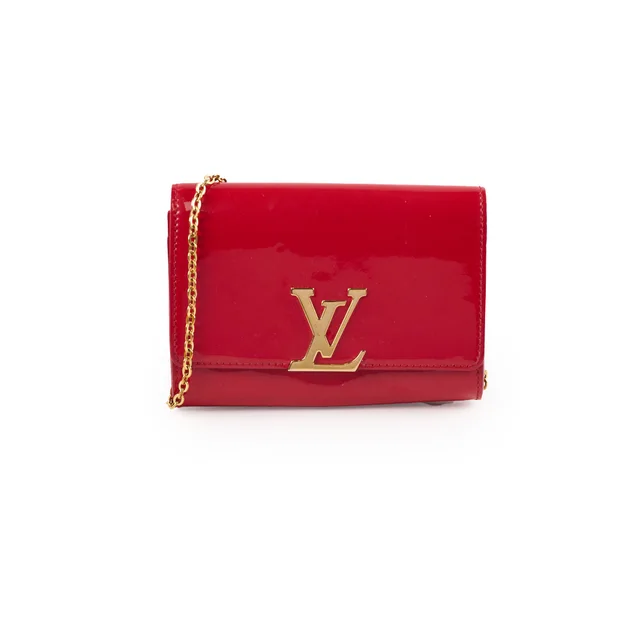 Louis Vuitton Louise Clutch Red Patent Leather in Red Patent leather from The Purse Affair