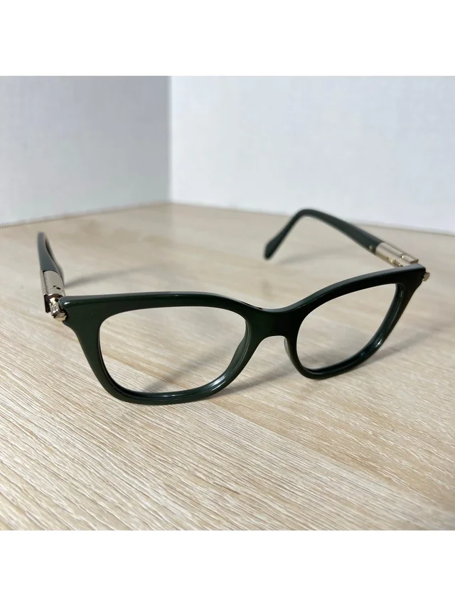 Ferragamo Sunglasses Frames Only Olive Green Flex Hinge 52-17-140 in green from Poshmark