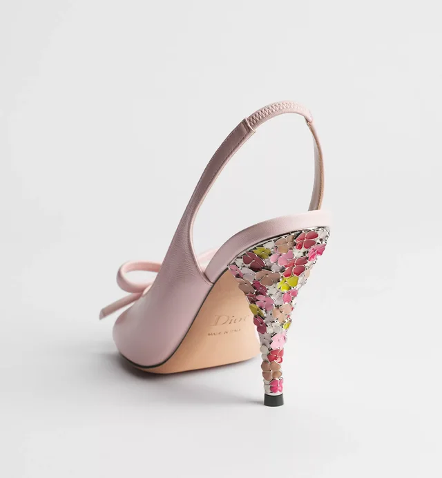 Dior Bow Heeled Slingback Sandal, photo 2 of 4 from SENSER
