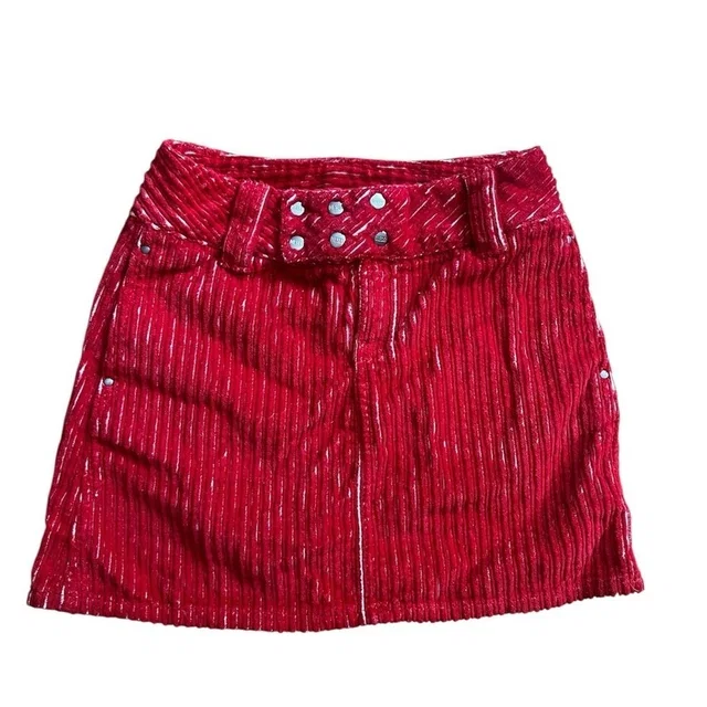 Diesel Kids Red Corduroy Skirt, Size 8 in red from Poshmark