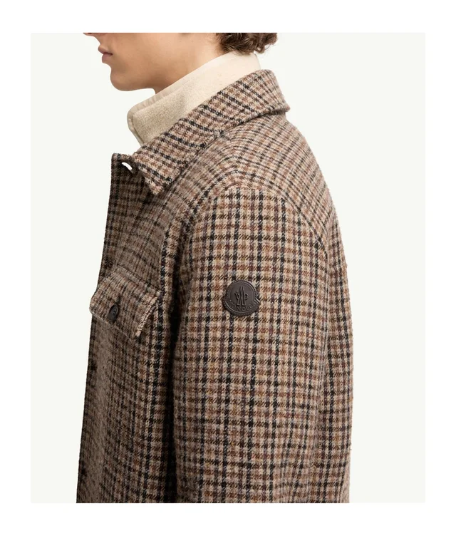 Moncler Norfol Wool Blend Down Shirt Jacket, photo 6 of 6 from SENSER