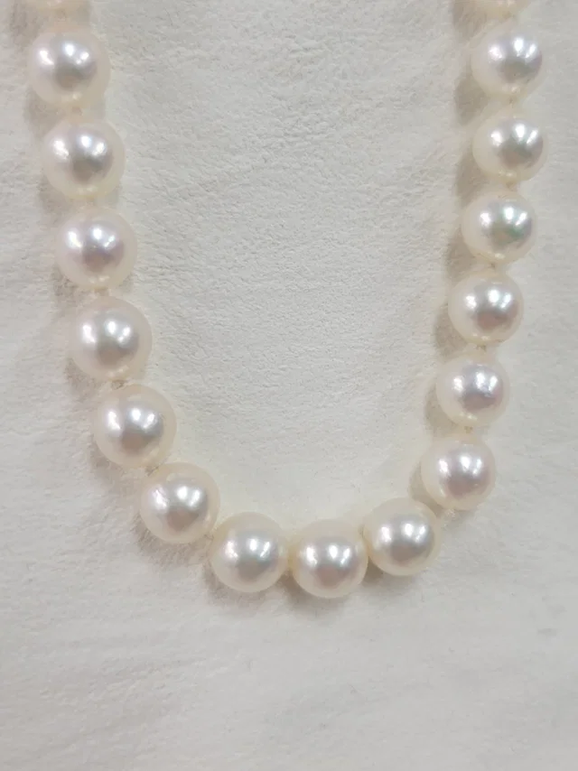 Tasaki Pearl Necklace 6.9-7.3mm in 14KWG (XX4020) from Luxury Promise