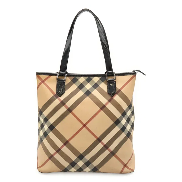 Burberry Coated Canvas Tote Bag in Coated canvas from LuxUness
