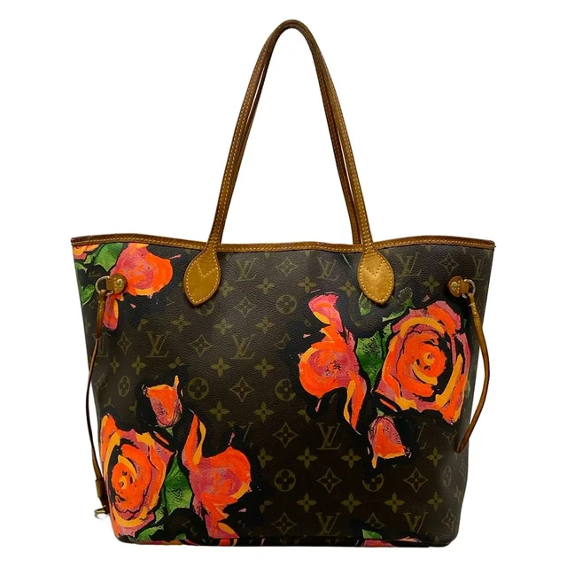 Louis Vuitton Tote Bag Monogram Rose Neverfull MM Leather in Pink Leather from The Reluxe