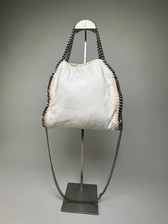 Stella McCartney Vintage Stella Mc Cartney 2way Chain Strap Tote Bag White Be in white Leather from Grailed
