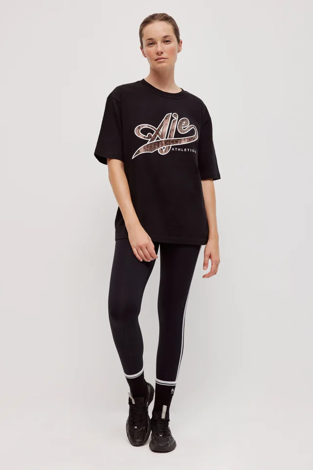 Athletica Wild Logo Tee 102 in Black from Aje, photo 1 of 1