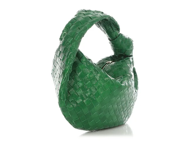 Bottega Veneta Metallic Green Patent Teen Jodie in Green Patent leather from Ann's Fabulous Finds, photo 5 of 9
