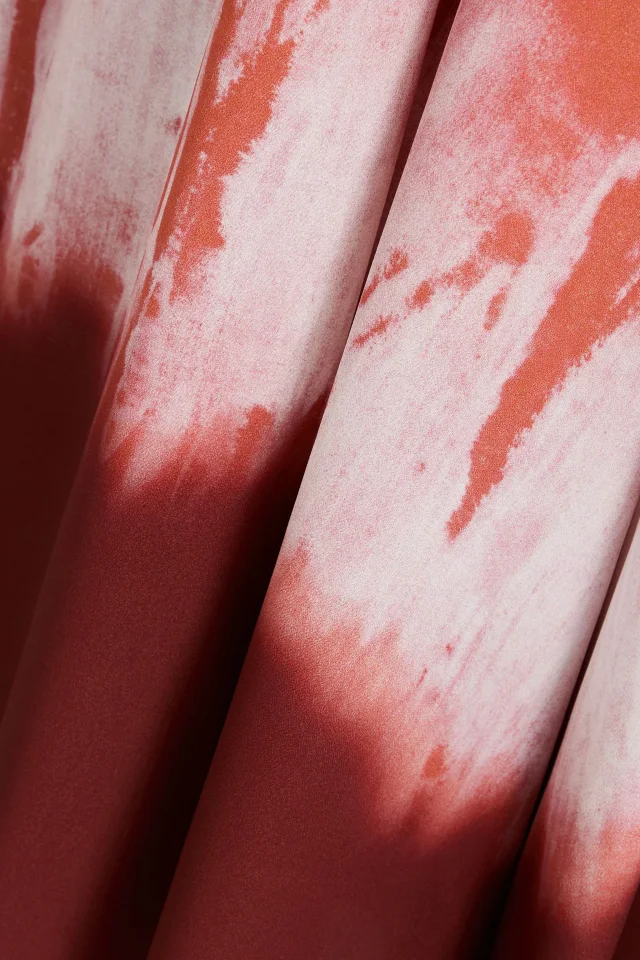 Altuzarra Kathleen Shibori-Print Crepe de Chine Maxi Dress in Antique rose, photo 4 of 4 from THE OUTNET