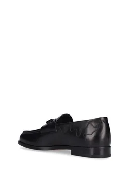 Hyusto Loafers with clasp and tapered toe in 100% Calf, 100% Brass, photo 4 of 6 from LUISAVIAROMA