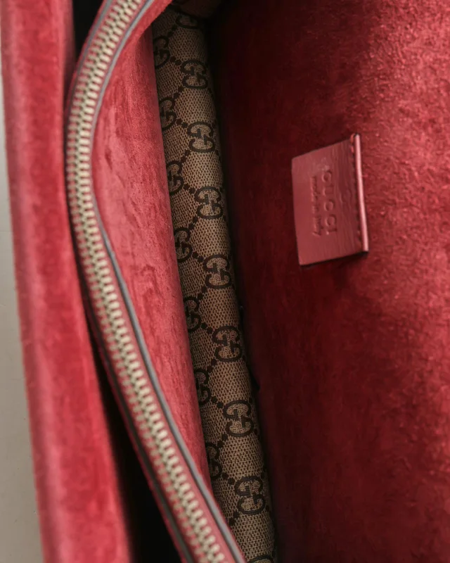 Gucci GG Supreme Medium Dionysus Blooms Bag in Suede from A Retro Tale, photo 10 of 11