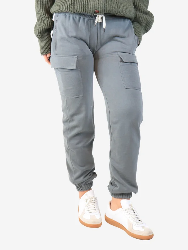 Brunello Cucinelli Grey cuffed cargo joggers - size S in Grey from Sign of the Times