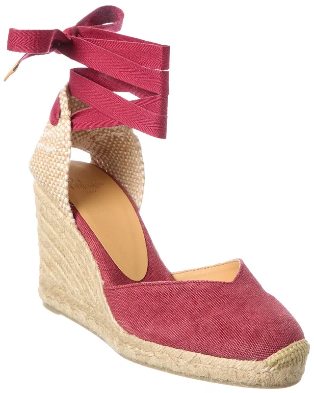 Castañer Chiara Canvas Wedge Sandal, image 1 of 1 from Gilt