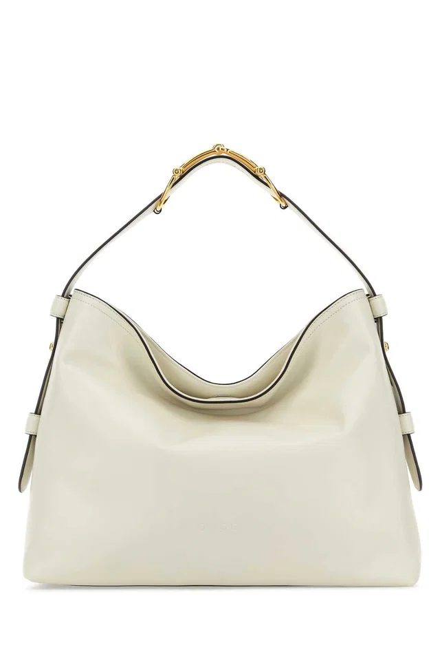 Gucci Shoulder Bag — White in White Leather from HEWI