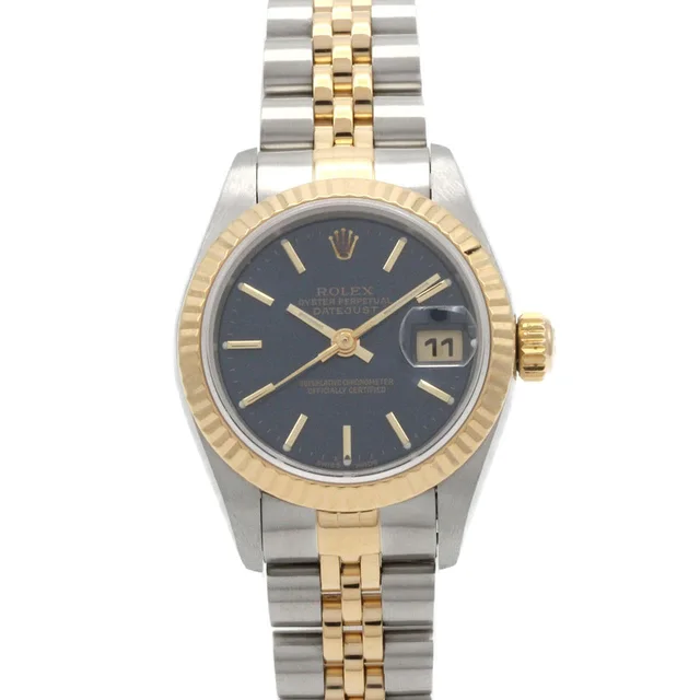 Rolex Datejust 79173 SSxYG Automatic P number in Dial color: Blue Case: Stainless steel x yellow gold Bracelet: Stainless steel x yellow gold from KOMEHYO