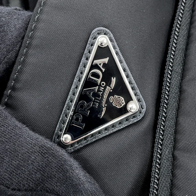 Prada Re-Nylon 2WAYHandbag Black1BG354_RV44_F0002_V_B1M Nylon in Nylon from GALLERY RARE, photo 10 of 14