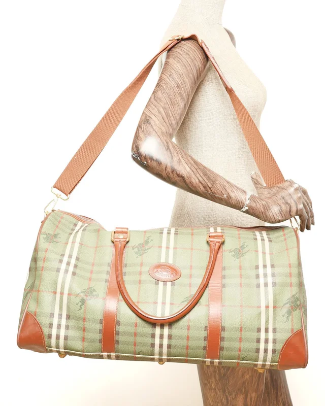 Burberry Haymarket Travel Bag in Canvas from A Retro Tale, photo 9 of 9