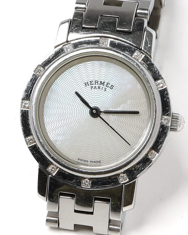 Hermès Clipper 24mm ca 2010 Diamond Watch from A Retro Tale, photo 2 of 7