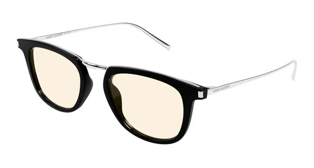 Saint Laurent Sl Sunglasses — Black Acetate in Black from HEWI