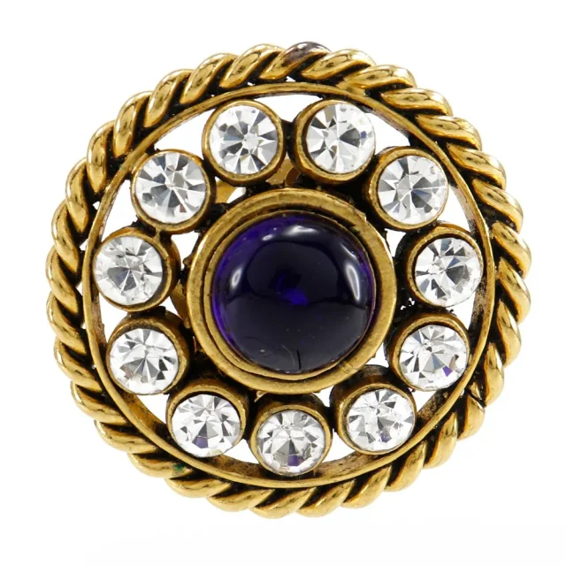 Chanel Other jewelry in Blue Gold-plated metal from LuxUness, photo 5 of 8