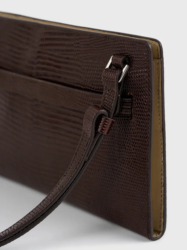 Totême Textured Flap Shoulder Bag, photo 3 of 5 from SENSER