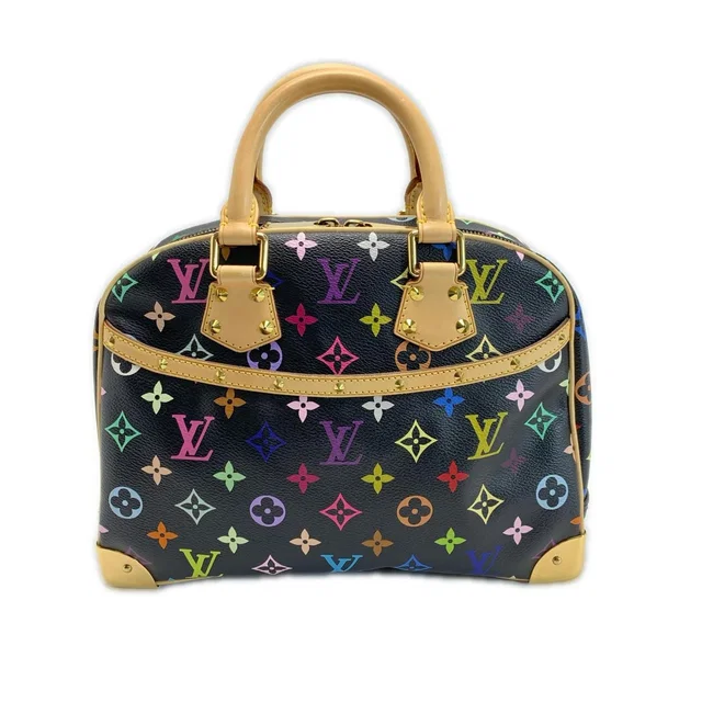 Louis Vuitton Monogram Multicolor Handbag Noir Gold in Black from The Reluxe