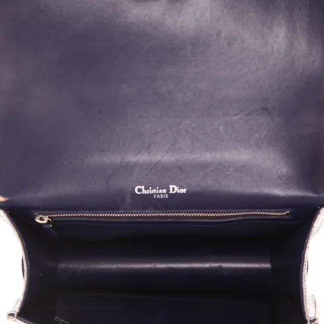 Diorama handbag by Dior in Blue Patent leather from Collector Square, photo 4 of 4
