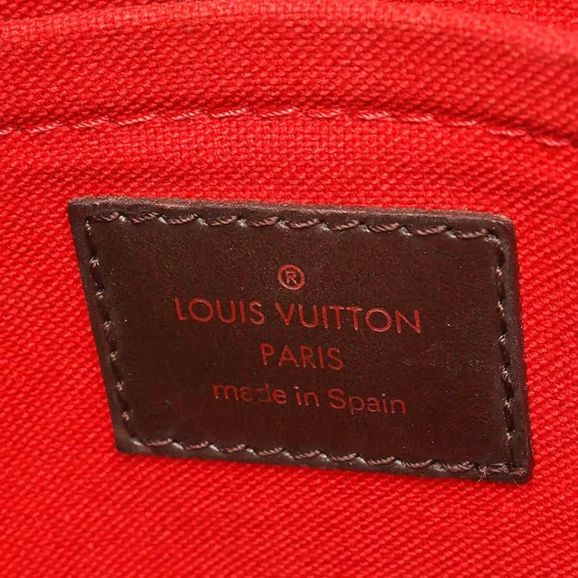 Louis Vuitton Damier Ebene Rivera MM Bag in Brown Canvas from A Retro Tale, photo 9 of 12