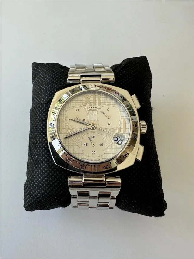 Charriol Alexandre Unisex Mother Of Pearl Dial Chronograph Watch Alc.960.003 in silver|gray from Poshmark